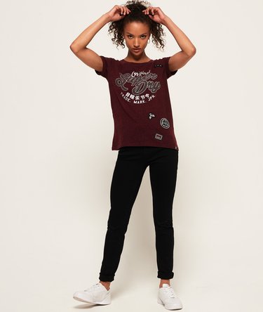 T-shirt coupe boyfriend slim Faye Script Image 3
