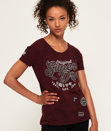 T-shirt coupe boyfriend slim Faye Script Image 1