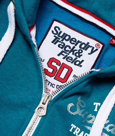 Track & Field hoodie met rits Image 6