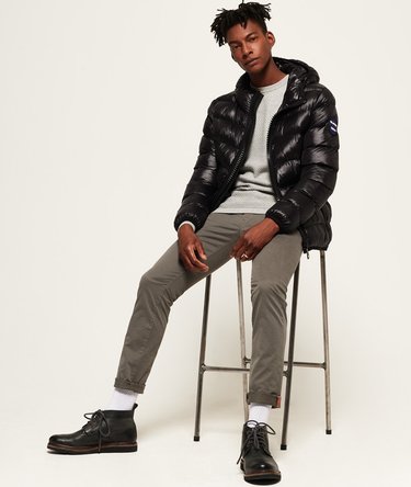 Premium Textured Pima Crew Neck Jumper Image 4