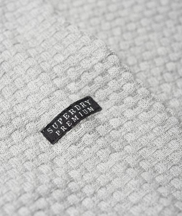 Premium Textured Pima Crew Neck Jumper Image 7