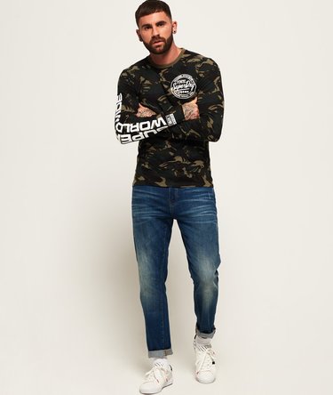 T-shirt mimetica a maniche lunghe Worldwide Ticket Type Image 3