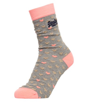 Gold Heart Socks Triple Pack Image 3