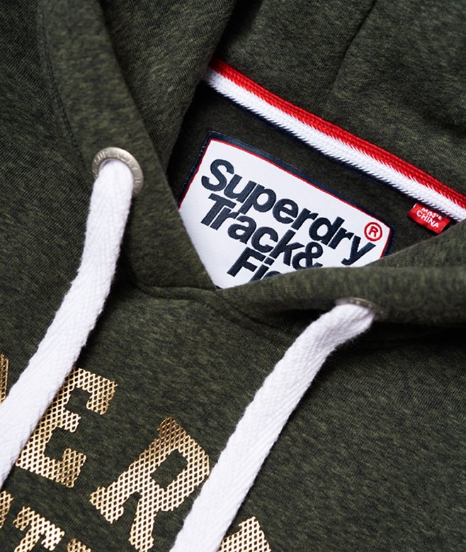 Clothing Superdry Track Field Hoodie Womens Track Field Hoodie In - Main Image