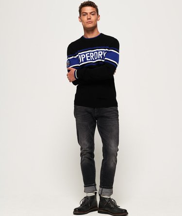 Oslo Racer Crew Neck Jumper Image 3