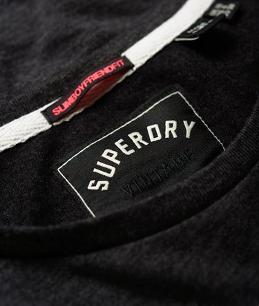Camiseta con logo clásico bordado Slim Boyfriend Image 6