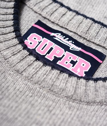 College Sport Logo Knit Jumper Image 6