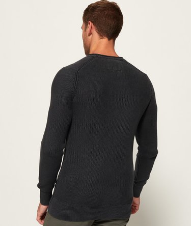 Pull à col rond texturé Garment Dye L.A Image 4