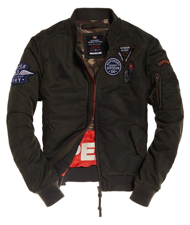 top superdry superdry rookie bomber jacket