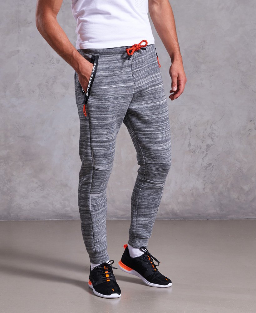 mens Gym Tech Stretch Joggers in GRAVEL MARL | Superdry CA-EN