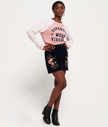 Aria Reversed Crew Jumper Image 3