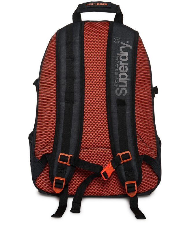 mens Two Tone Tarp Backpack in Black Superdry CA-EN