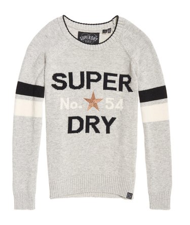 Varsity Intarsia Knit Jumper Image 2