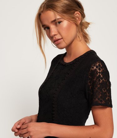 Ella Lace Panelling Dress Image 4