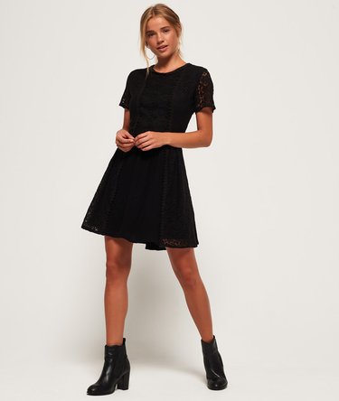 Ella Lace Panelling Dress Image 2