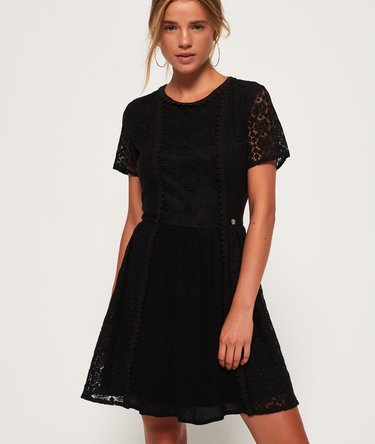 Ella Lace Panelling Dress Image 1