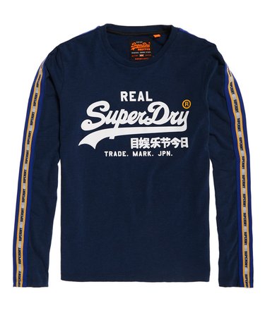 Vintage Logo Panel Stripe Long Sleeve T-Shirt Image 2