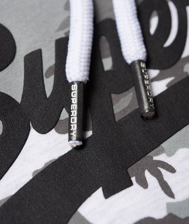 Sweat à capuche camouflage Trophygris chiné pour Homme | FR