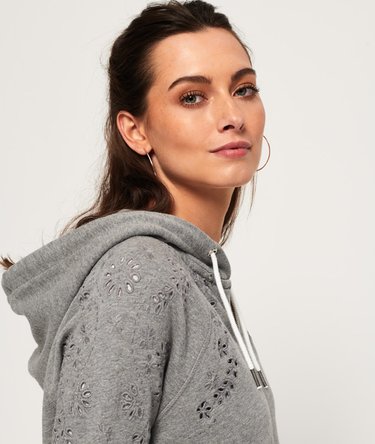 Ivy Broidery Zip Hoodie Image 5