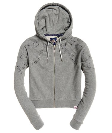 Ivy Broidery Zip Hoodie Image 2