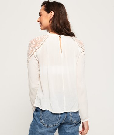 Kristle Cold Shoulder Mesh -pusero Image 4