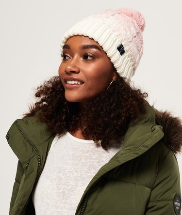 Clarrie beanie met kabelpatroon Image 1