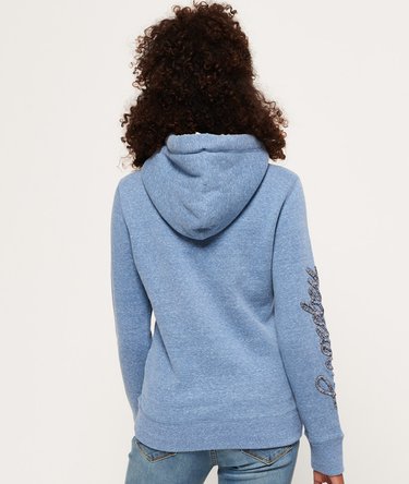 Aria Applique Borg Hoodie Image 4
