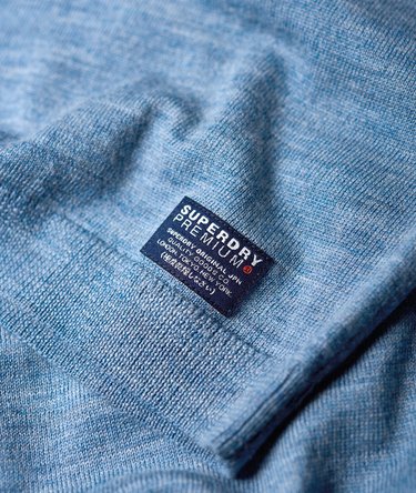 Jersey en lana merino con cuello redondo Image 9