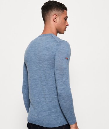 Jersey en lana merino con cuello redondo Image 4