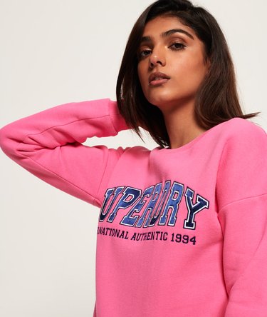 Urban Street Applique Crew Sweatshirt Image 3