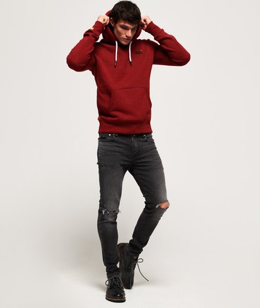 Orange Label Hoodie Image 3
