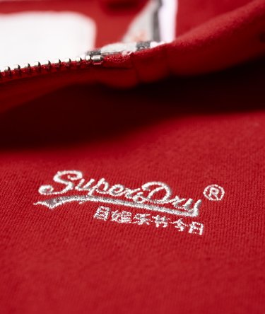 Orange Label Zip Hoodie Image 7