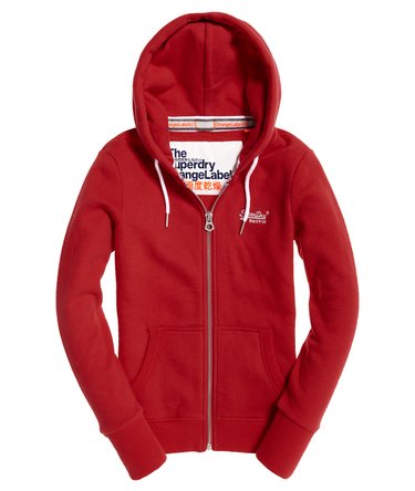 Orange Label Zip Hoodie Image 2