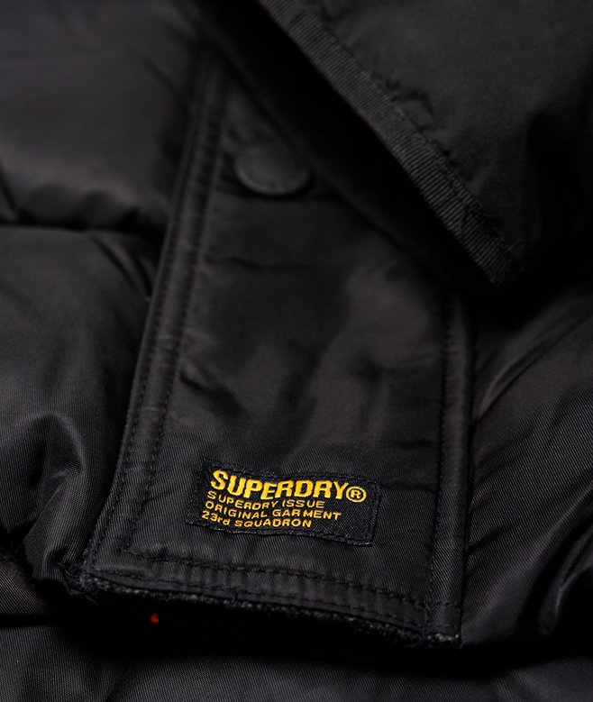 mens Chinook Jacket in Black Superdry CA-EN