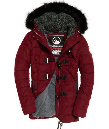 Microfibre Tall Toggle Parka Jacket Image 2