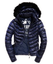 Luxe Chevron Fuji Jacke mit Kapuze