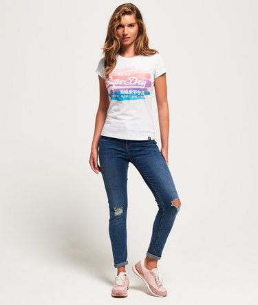 Vintage Logo Painted Rainbow T-Shirt Image 3