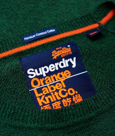 Orange Label Cotton Crew Jumper Image 6
