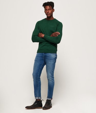 Orange Label Cotton Crew Jumper Image 3