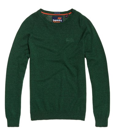 Orange Label Cotton Crew Jumper Image 2
