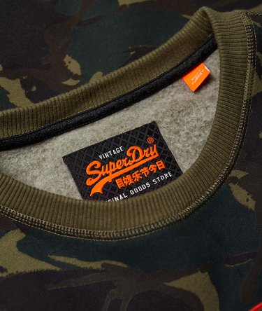 Vintage Logo Camo Panel Sweatshirt Image 6