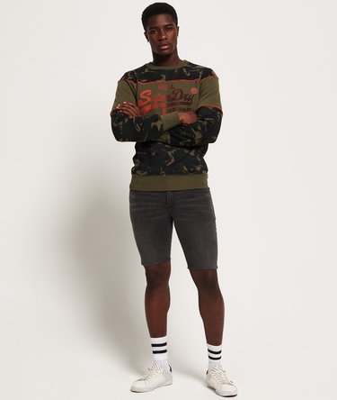 Vintage Logo Camo Panel Sweatshirt Image 3