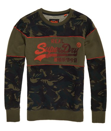 Vintage Logo Camo Panel Sweatshirt Image 2