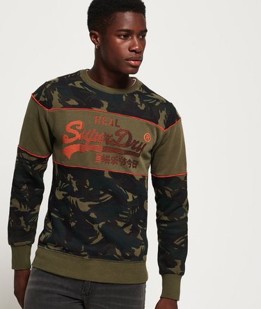 Vintage Logo Camo Panel Sweatshirt Image 1