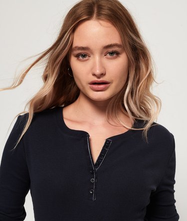 Velvet Trim Grandad shirt Image 3