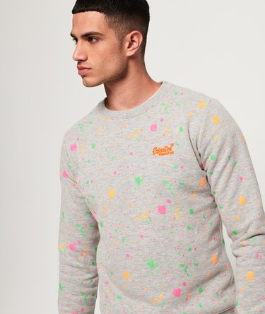 Sweat-shirt col rond à éclaboussures Image 5