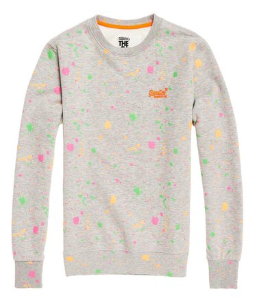 Sweat-shirt col rond à éclaboussures Image 2