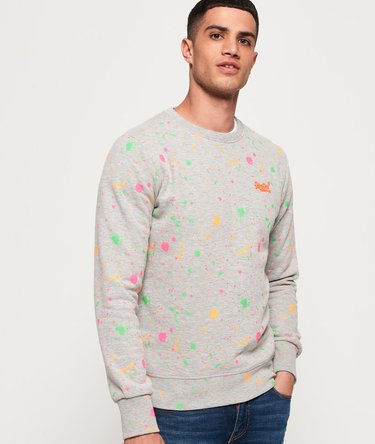 Sweat-shirt col rond à éclaboussures Image 1