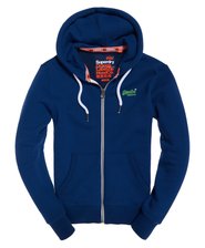 Orange Label Zip Hoodie