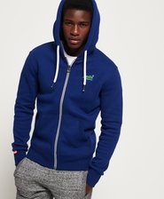 Orange Label Zip Hoodie